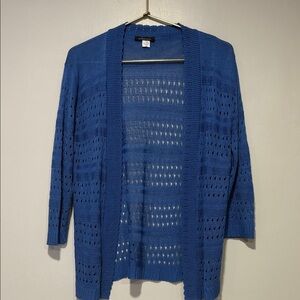 Chic Blue Knit Cardigan